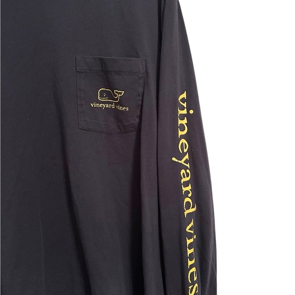 Vineyard Vines Men’s Long Sleeve T-Shirt Size Large Blue Michigan Spellout - Picture 3 of 6
